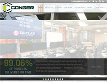 Tablet Screenshot of congerbuilt.com